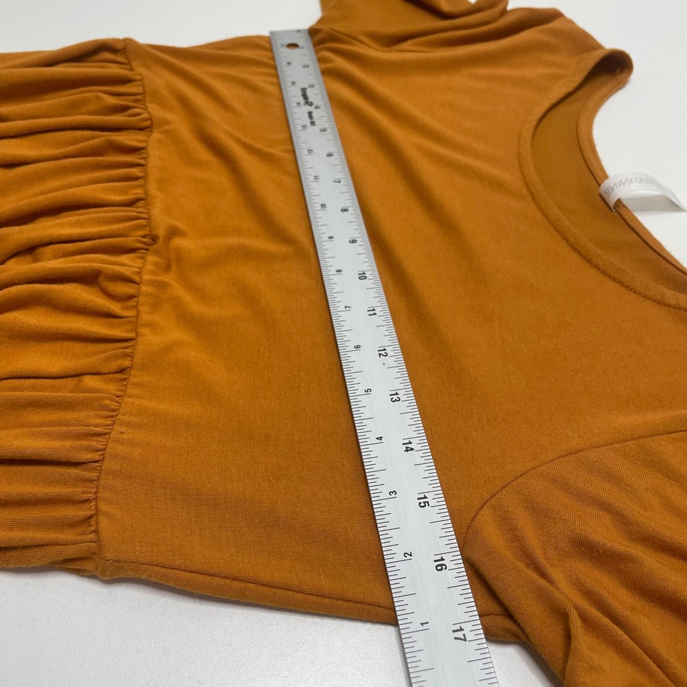 ZENANA OUTFITTERS Burnt Orange Maxi Dress Pockets Elastic Waist Boho Cottage‎ L - Picture 7 of 10